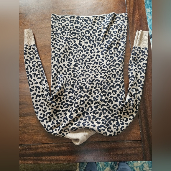 Moon & Madison animal print long cardigan - Picture 3 of 8